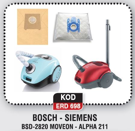 BOSH -SIEMENS BSD-2820 MOVEON-ALPHA 211 ERD 698